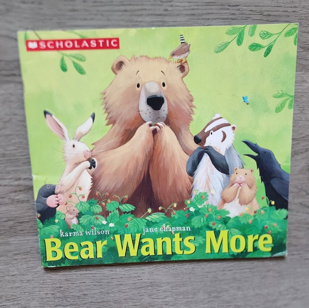 Bear Wants More Vintage Children's Illustrated Fiction Paperback Book